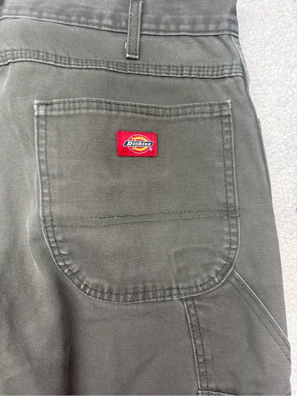 Dickies Men's Olive Green Work Pants, size 34x32